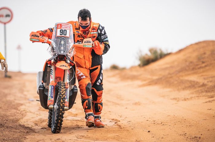 Danilo Petrucci masih bisa lanjut Reli Dakar 2022