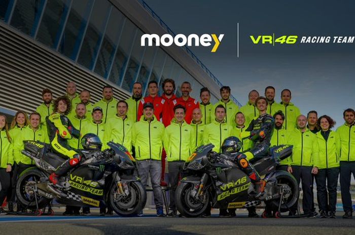 mooney akan sponsor penuh tim milik Valentino Rossi