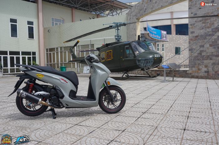 Modifikasi apik Honda SH350i 