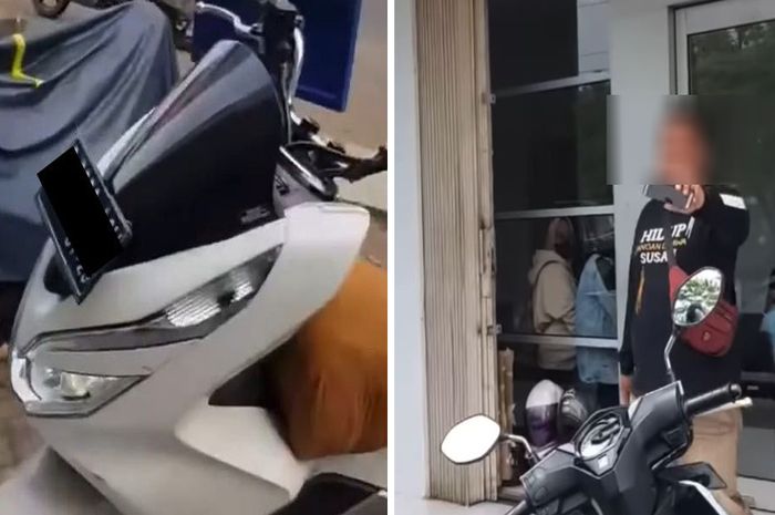 Debt Collector salah sasaran, ngamuk-ngamuk ke pengendara PCX sampai keluarganya menangis, faktanya bukan penunggak cicilan