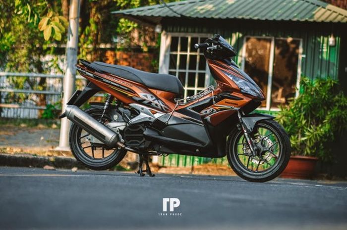 Modifikasi keren Honda Air Blade 110 