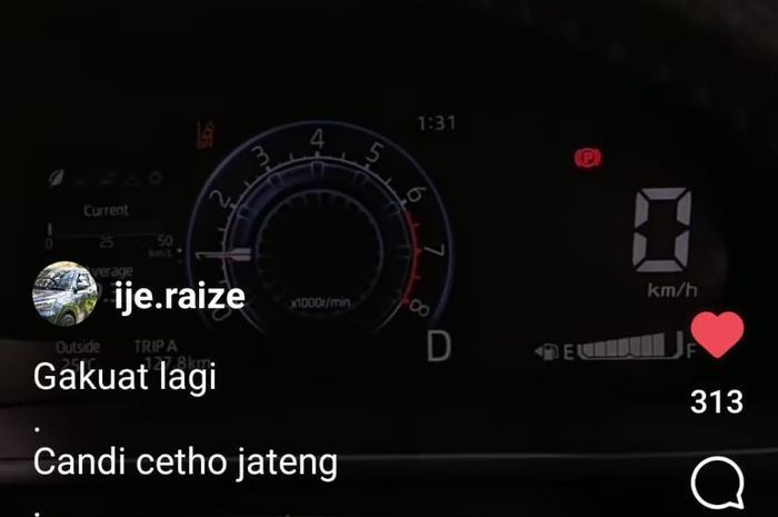 Toyota Raize GR Sport TSS CVT tak kuat nanjak di kawasan Candi Cetho, Jateng