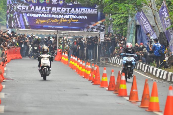 Ilustrasi Street Race Polda Metro Jaya