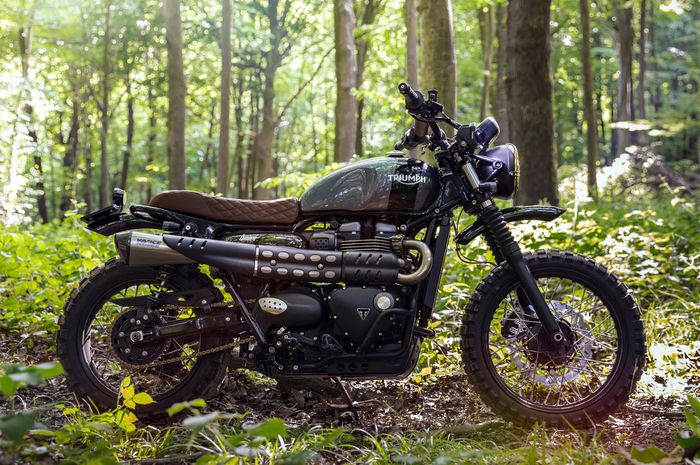 Triumph Street Scrambler kustom dari Bunker Custom Cycles