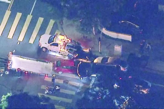 Insiden tabrakan karambol yang libatkan Arnold Schwarzenegger terjadi di Los Angeles, Jumat (21/01/2022) lalu.