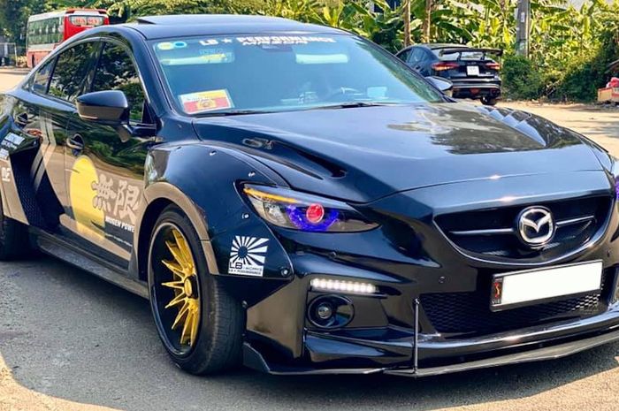 Modifikasi Mazda6 asal Vietnam, tampil sangar adopsi gaya Liberty Walk