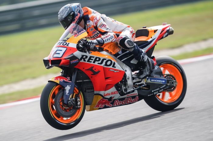 Marc Marquez tampil di tes pramusim MotoGP 2022