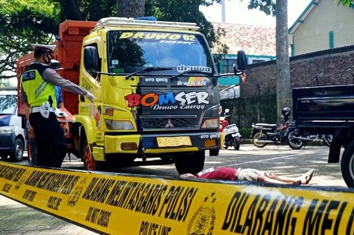 Simulasilaka lantas menonjol Polres Kediri Kota
