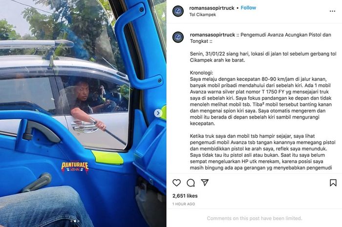 Viral aksi koboi jalanan acungkan pistol dan tongkat