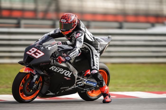 Marc Marquez tampil pada tes MotoGP Sepang hari pertama