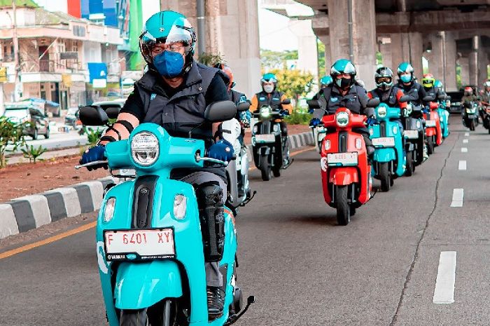 Jelajah Kota Bogor pakai motor matic Yamaha Fazzio