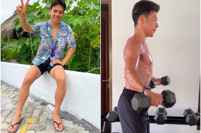 Gak cuma liburan doang, Takaaki Nakagami juga gak lupa buat latihan sebelum lakoni tes MotoGP di Sirkuit Mandalika.