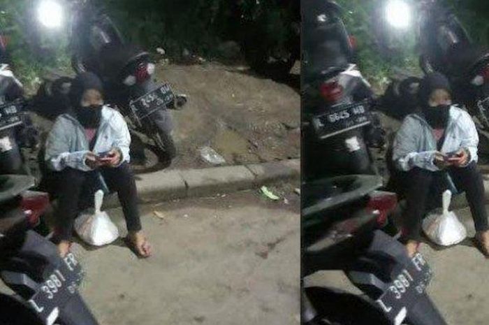 Kisah Pilu, Wahyu Novi Arini Driver Ojol Yang Motornya Dicuri Di Hari Pertama Ngojek