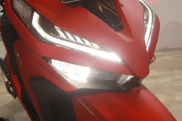 Ilustrasi lampu motor Honda Vario sudah memakai LED.