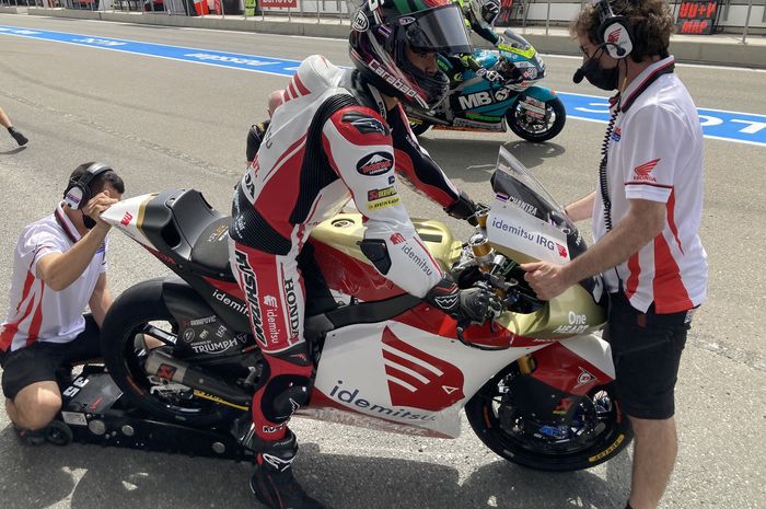 Mario Suryo Aji sukses perbaiki catatan waktu di FP2 Moto3 Qatar 2022