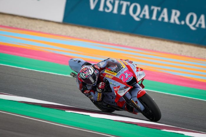 Enea Bastianini memimpin catatan waktu FP3 MotoGP Qatar 2022, tapi Alex Rins yang memimpin waktu kombinasi 