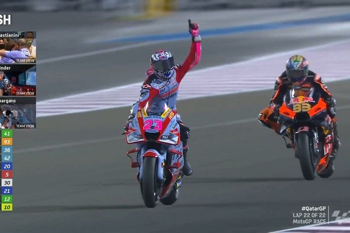 Enea Bastianini juara MotoGP Qatar 2022