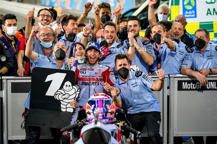 Pembalap Gresini Racing MotoGP, Enea Bastianini juarai MotoGP Qatar 2022