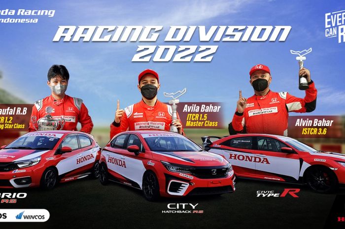 Formasi pembalap Honda Racing Indonesia, divisi turing