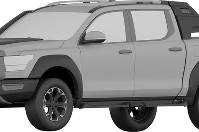 GWM patenkan desain pick up double cabin di Indonesia.
