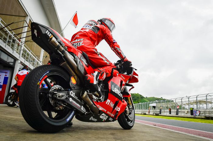 Francesco Bagnaia diunggulkan untuk menjuarai MotoGP Mandalika atau MotoGP Indonesia 2022 di sirkuit Mandalika