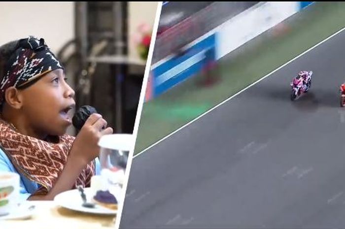 Sosok Dady alias Rivaldy Elvans Krisna Sopbaba jadi komentator MotoGP saat diundang makan malah Sandiaga Uno