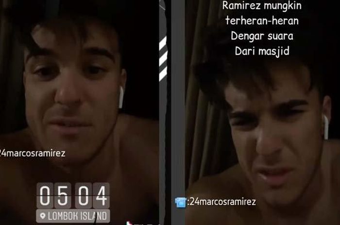 Respon Marcos Ramirez, pembalap Moto2 dengar setelah dengar suara sholawat Tarhim masjid pukul 5 pagi