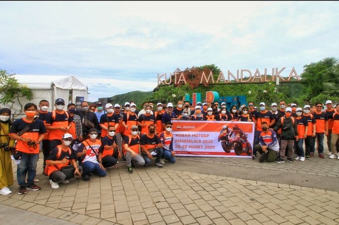 Sebanyak 170 bengkel rekanan Repsol Indonesia diajak untuk nonton langsung MotoGP Mandalika, Minggu (20/3/2022)