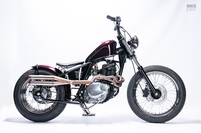 Suzuki GN250 bergaya bobber garapan STG Tracker