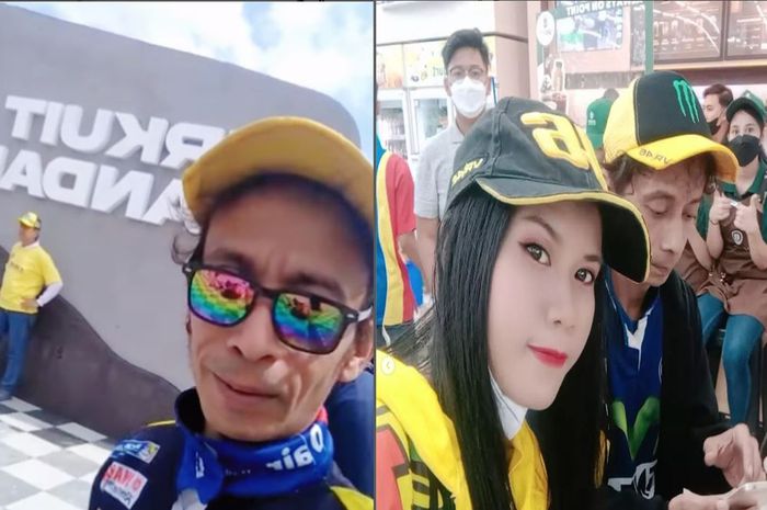 Enggak disorot, ternyata Rossi diam-diam hadir di Sirkuit Mandalika, fans The Doctor histetis