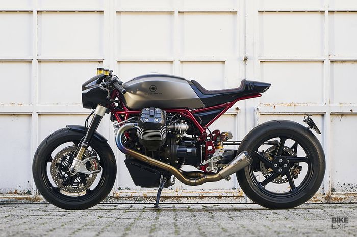 Moto Guzzi Griso 1200 cafe racer garapan Blacktrack Motors