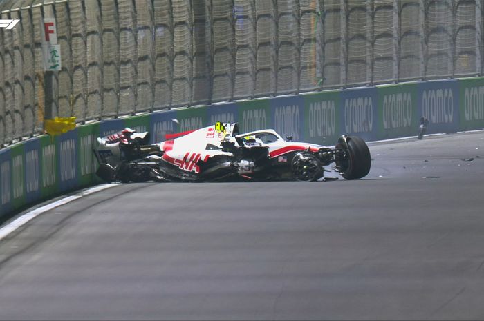 Crash parah Mick Schumacher di kualifikasi F1 Arab Saudi 2022 jadi bukti Sirkuit Jeddah cukup berbahaya