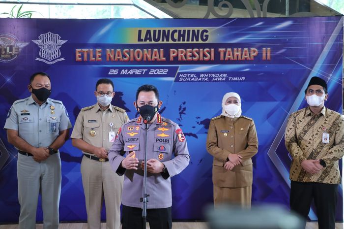Kapolri launching ETLE Nasional Presisi Tahap II