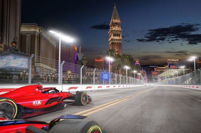 Ilustrasi F1 Las Vegas