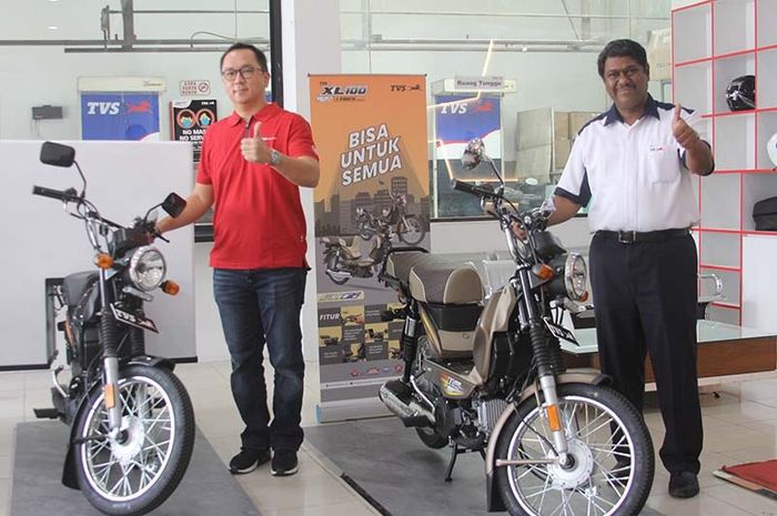 Harga dari motor bebek TVS XL 100 Heavy Duty i-Touchstart akhirnya diumumkan