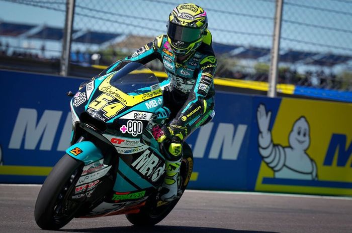 Fermin Aldeguer memimpin warm up Moto2 Argentina 2022