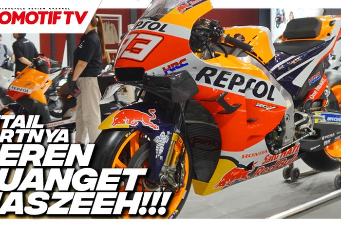 Lihat Dari Dekat Honda RC213V tunggangan Marc Marquez