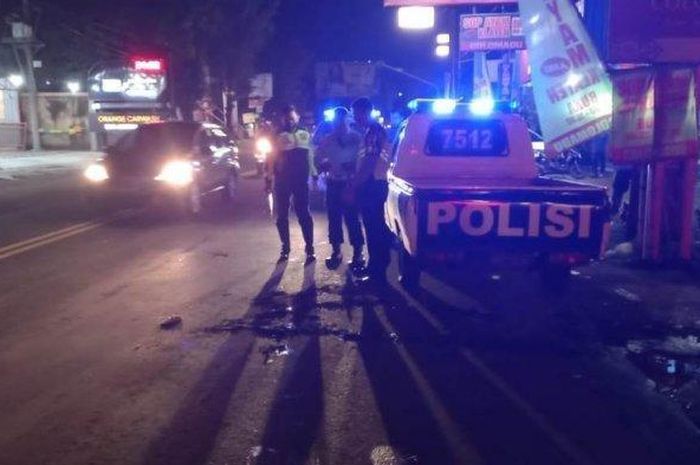 Lokasi insiden kecelakaan tragis truk vs Honda BeAT di Karanganyar.