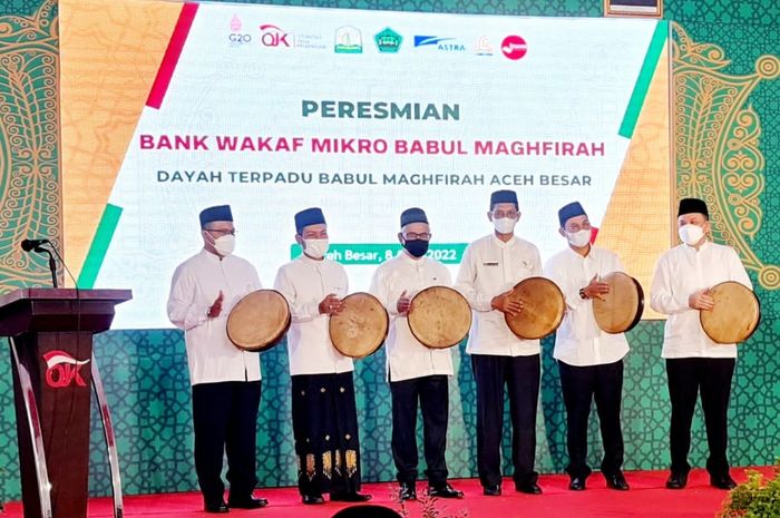 Peresmian Bank Wakaf Mikro Astra di Banda Aceh
