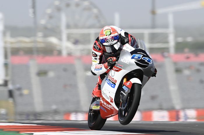 Mario  Suryo Aji gagal lolos Q1 pada Moto3 Amerika 2022
