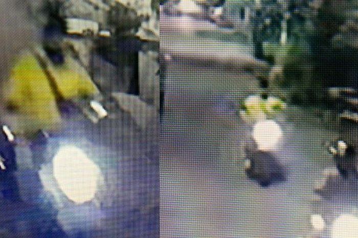 Tangkapan layar para pelaku saat kabur membawa motor hasil curian 