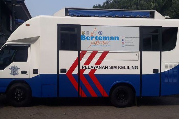 Bus layanan SIM Keliling Jakarta