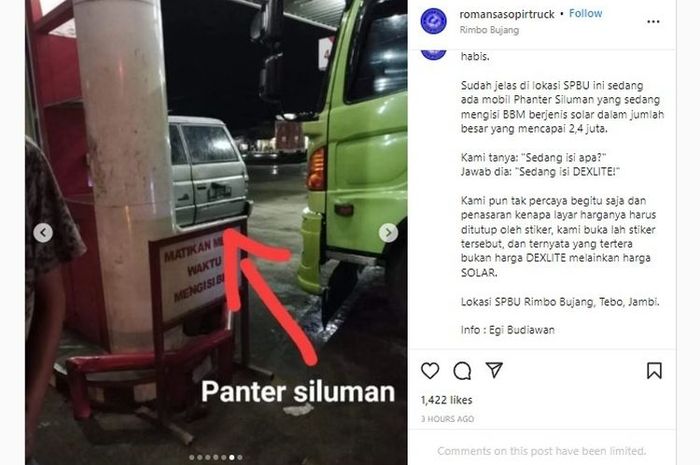 Isuzu Panther isi Dexlite ternyata solar, habis duit Rp 2 jutaan