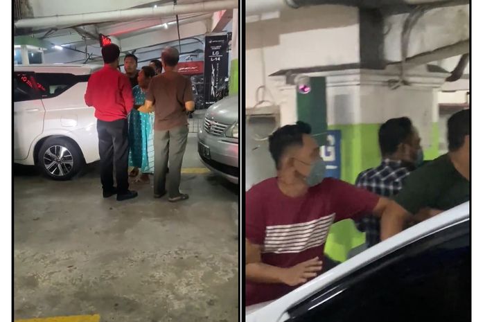 Sopir Mitsubishi Xpander emosi dengan petugas parkir di Jogja City Mall