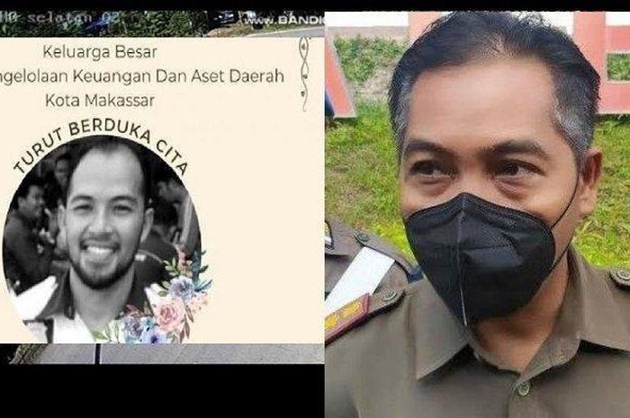 Sosok korban Najamuddin Sewang (kiri) yang dibunuh dengan cara ditembak yang diotaki Kasatpol PP kota Makassar, M Iqbal Asnan (Kanan)