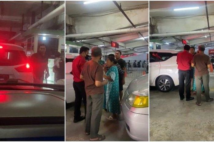 VIRAL Pengemudi mobil ngamuk pada petugas parkir di JCM karena karcis hilang dan STNK tak sesuai plat nomor 