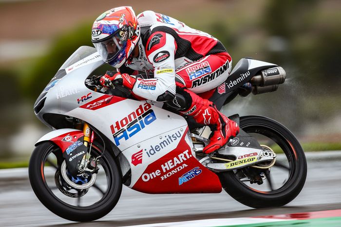 Mario Aji sukses pertahankan posisi teratas di FP3 Moto3 Portugal 2022