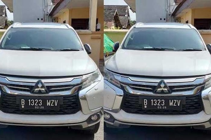 Mitsubishi Pajero Sport Dinas Bupati Bojonegoro, Anna Muawanah yang diganti pelat nomor setelah dimaling di rumah dinas