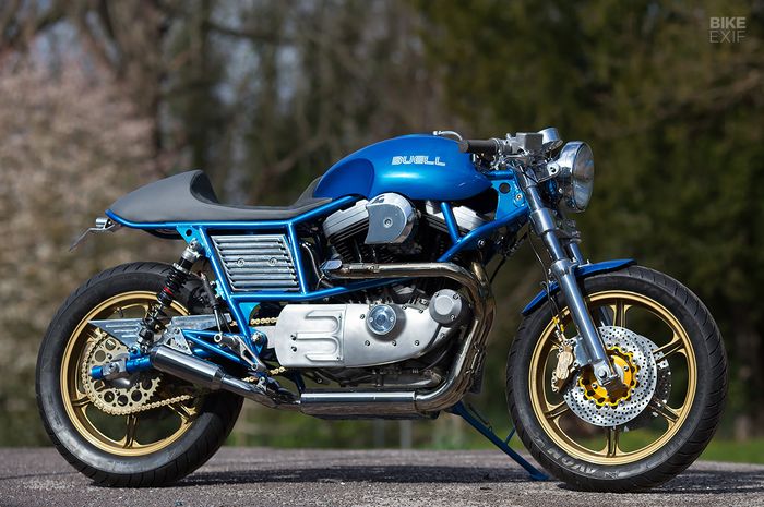 Buell M2 Cyclone cafe racer bernuansa Ducati Pantah