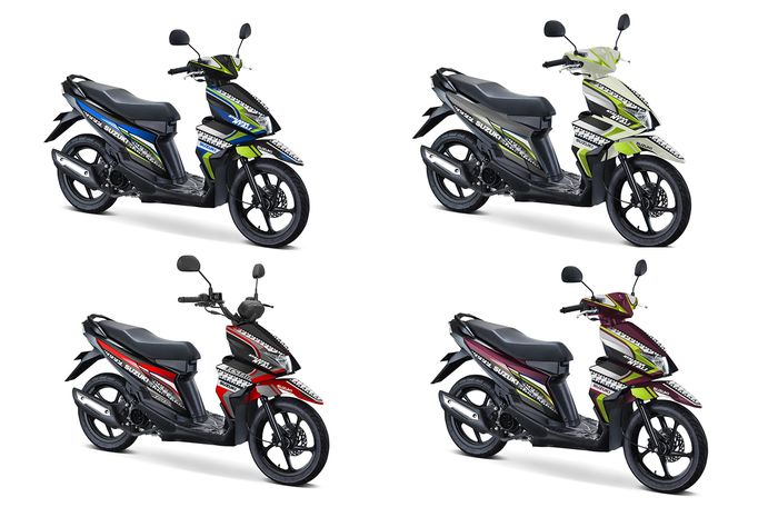 Pilihan warna Suzuki NEX II edisi Mandalika Limited Edition